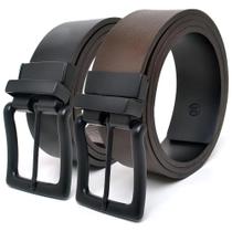 Cinto Masculino Dupla Face Liso Moderno de Couro Artesanal Cinto Masculino Dupla Face Liso Moderno de Couro Artesanal