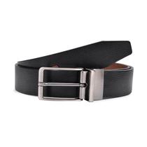 Cinto Masculino Dupla Face Preto Café em Couro DIfranca - 35203 Cinto Masculino Dupla Face Preto Café em Couro DIfranca - 35203