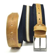 Cinto Masculino Elástico Atrevidu's Fivela Prata Ajustável