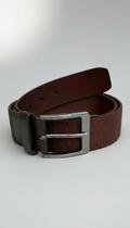 Cinto Masculino Elástico Couro Café 4cm Cinto Masculino Elástico Couro Café 4cm