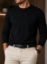Cinto Masculino Em Couro Com Pesponto Ogochi 21550002
