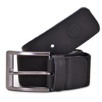 Cinto Masculino em Couro e Elástico Casual 4 cm Largura Super Confortável