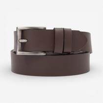 Cinto Masculino Em Couro Marrom