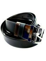 Cinto Masculino em Couro Soft Anil Lancaster Preto/Café - 4520