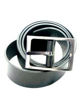 Cinto Masculino em Couro Soft Anil Preto/Chocolate - 2430