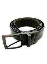 Cinto Masculino em Couro Soft Anil Preto/Chocolate - 8220 Cinto Masculino em Couro Soft Anil Preto/Chocolate - 8220