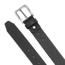 Cinto Masculino Em Couro Soleta Liso Preto - Social Cinto Masculino Em Couro Soleta Liso Preto - Social