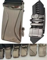 Cinto Masculino em material sintético Premium com Fivela Automática Minimalista Versátil, Elegante e Ajuste Preciso