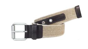 Cinto Masculino Esporte Lona com Acabamento em Couro Razaa