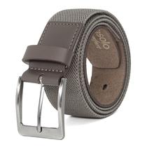 Cinto Masculino Fasolo Casual Largo Elástico Couro Legítimo Comfort