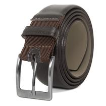 Cinto Masculino Fasolo Couro Legítimo Comfort Social Fivela Largo Expansível