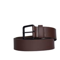 Cinto Masculino Fasolo E123374 633 Couro Fivela Marrom