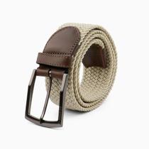 Cinto Masculino Ferracini Flex Elástico Trançado Bege - FC60