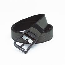 Cinto Masculino Fivela Giratória Ajustável e Rotativa Dupla Face Durável e Reforçado Cor:Cinza PretoTamanho:G