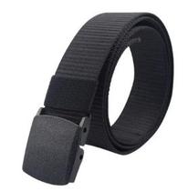 Cinto Masculino Grosso de Nylon Com Fivela de Plástico Antialérgica