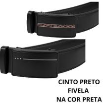 Cinto masculino kit cinto atacado social couro fivela automatica cinto preto de homem fivela preta prata sosial marrom