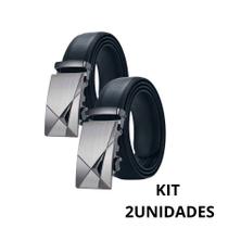 Cinto masculino kit cinto atacado social couro fivela automatica cinto preto de homem fivela preta prata sosial marrom