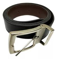Cinto Masculino Na Caixinha Dupla Face Preto / Marrom Tamanho 120cm