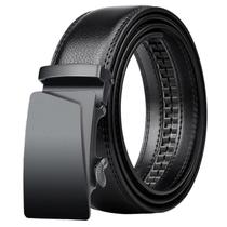 Cinto Masculino plus Size 105-170cm Com Fivela Automática Em Couro Legítimo Designer De Luxo