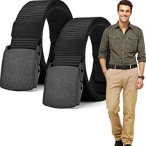 Cinto Masculino Preto Ajutável Fivela Tática de Liberação Rápida Versátil Elegante Resistente Confortável Presente