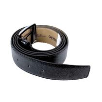 Cinto Masculino Preto Fasolo Couro Plussize 130 Cm