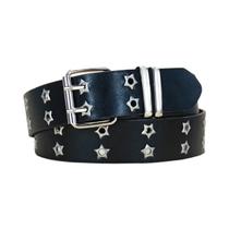 Cinto Masculino Retrô Quadrado Com Rebites Estilo Hip-Hop Rock Punk Y2K Fivela De Três Fileiras Para