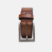 Cinto Masculino Social Em Couro Estilo E Elegante Design Moderno Macio Cor Tabaco