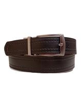 cinto masculino social material sintético 3,5CM dupla face MARROM/PRETO 134