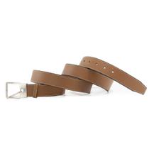 Cinto Masculino Social Sport Fino Em Couro Fivela Pratada Use Young