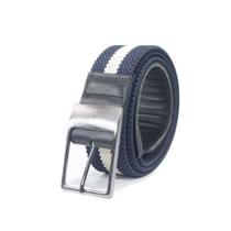 Cinto Masculino Tecido Flexivel Acabamento Ponteira Em Couro Ajuste Fivela Confortavel Cinto Masculino Tecido Flexivel Acabamento Ponteira Em Couro Ajuste Fivela Confortavel