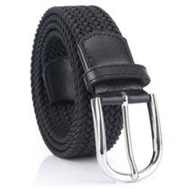 Cinto Masculino Trançado Elástico Fivela Quadrada De Metal Cinto Masculino Trançado Elástico Fivela Quadrada De Metal