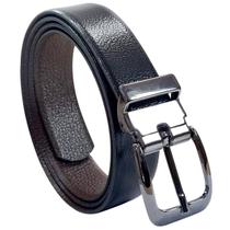 Cinto Masculino WR Fashion Social Couro Dupla Face Larg 3 Cm Elegante Moderno Dia a Dia Top