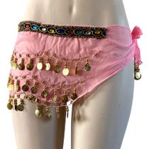 Cinto Moedas Lenço de Quadril Com Pedrarias Dança do Ventre/Cigana LQFPC-004-U