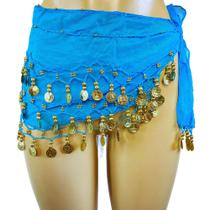 Cinto Moedas Lenço de Quadril Dança do Ventre/Cigana LQ70-005-U