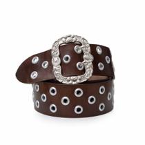 Cinto Muladeiro Couro Apliques Ilhos Fechamento Fivela Resistente Excelente Qualidade Cinto Muladeiro Couro Apliques Ilhos Fechamento Fivela Resistente Excelente Qualidade