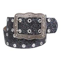Cinto Muladeiro de Couro com Glitter Paul Western 39053 Cinto Muladeiro de Couro com Glitter Paul Western 39053