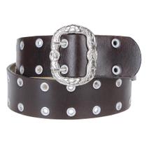 Cinto Muladeiro de Couro Marrom Paul Western 23504 Cinto Muladeiro de Couro Marrom Paul Western 23504