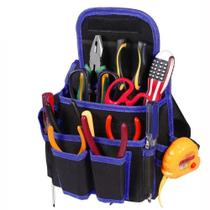 Cinto organizador porta ferramentas 8 espacos bolsa cartucheira eletricista carpinteiro cinturao - AUTOTOOLS