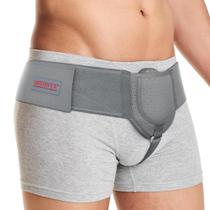 Cinto ortopédico ORTONYX Hernia Belt ajustável cinza S/M