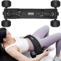 Cinto para Hip Thrust DMoose Fitness com Dupla Alça e Acolchoamento, 317,5 kg