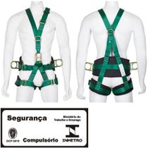 Cinto Paraquedista Evolution 3P Tamanho 2 Carbografite