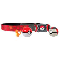 Cinto Pokémon Clip N Carry Belt com Charmander e 2 Poké Bolas TOMY