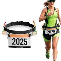 Cinto Porta Numero Para Corrida riathlon Ciclismo Carbo Gel trava Cinto Porta Numero Para Corrida riathlon Ciclismo Carbo Gel trava