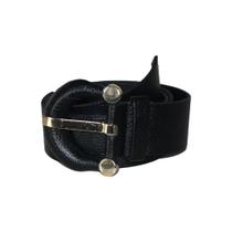 Cinto preto com fivela grande Cinto preto com fivela grande