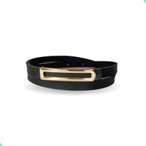 Cinto Preto Feminino Fino Fivela Alongada Moda Blogueira Cinto Preto Feminino Fino Fivela Alongada Moda Blogueira