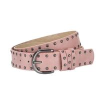 Cinto Punk Gótico Retro Hip Hop Em Couro PU Branco Para Mulheres E Meninas, Design Simples Com