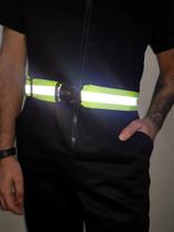 Cinto Refletivo Amarelo Neon com Faixa Refletiva Cinto Refletivo Amarelo Neon com Faixa Refletiva
