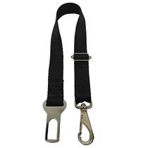 Cinto Segurança Pet Coleira Universal Porte Cachorro Gato Cor Preto - Glam Web