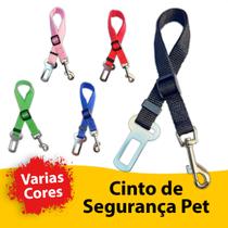 Cinto Segurança Pet Universal Coleira Todos os Veículos Porte Cachorro Gato