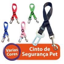 Cinto Segurança Pet Universal Coleira Todos os Veículos Porte Cachorro Gato - Total Shop Mix